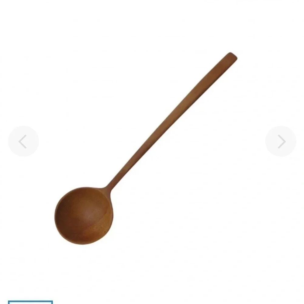 Wood Spoon Tea Utensils Beach Kitchen Long Japanese 1 Pc.